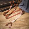 Retro Design British Style Suspenders 4 Clips Stripe Suspenders Y-Type Suspenders  Gift Idea