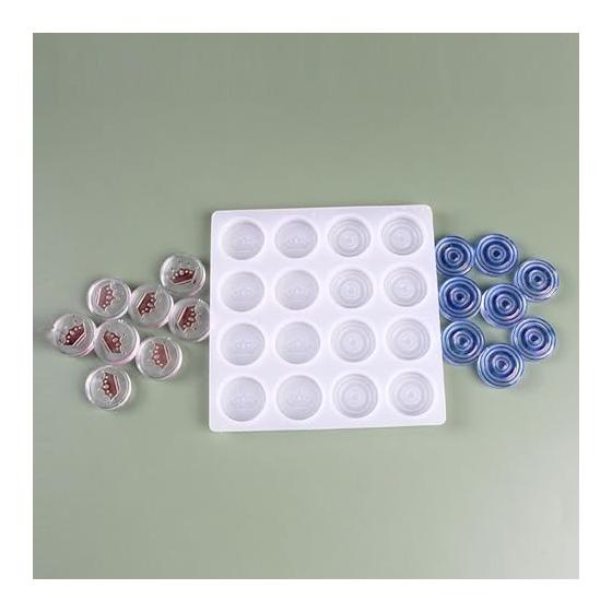 Chess Silicone Mold with Chess Board + Chess Pieces + Round Pieces Epoxy Resin Soft Mold Handmade DIY Resin Craft Silicone Mold Mold Clay Tools