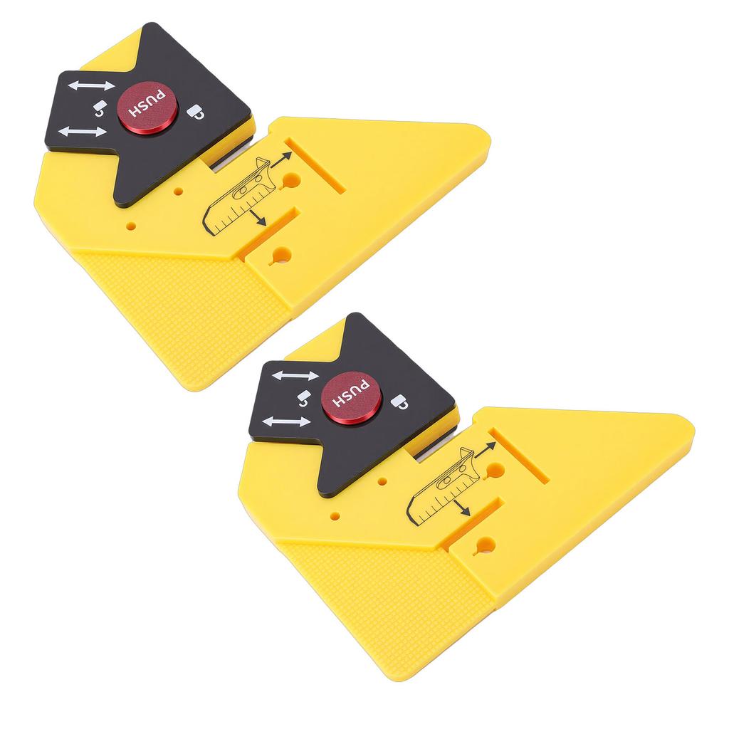 2pcs Trim Carpentry Aid Practical Portable Decorative Trim Bevel Cutting Guide Auxiliary Tool