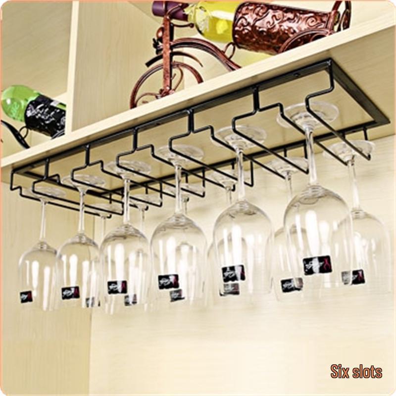 Jiahua Winkelhängendes Weinglasregal für Bar oder Küche