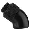 G1 4  Thread 45 Degree Bend Angle Rotary Fitting Adapter for CPU Water Cooling Black