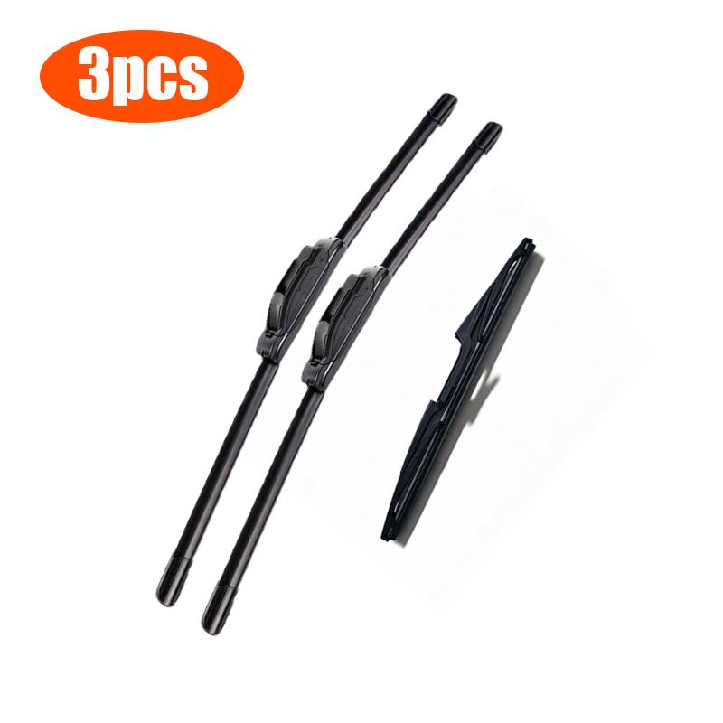 For KIA Cee'd Ceed 2012-2017 2013 2014 2015 2016 Wiper Front Rear Wiper Blades Windshield Windscreen Window Brushes 26"+14"+12" Wipers Blades 3