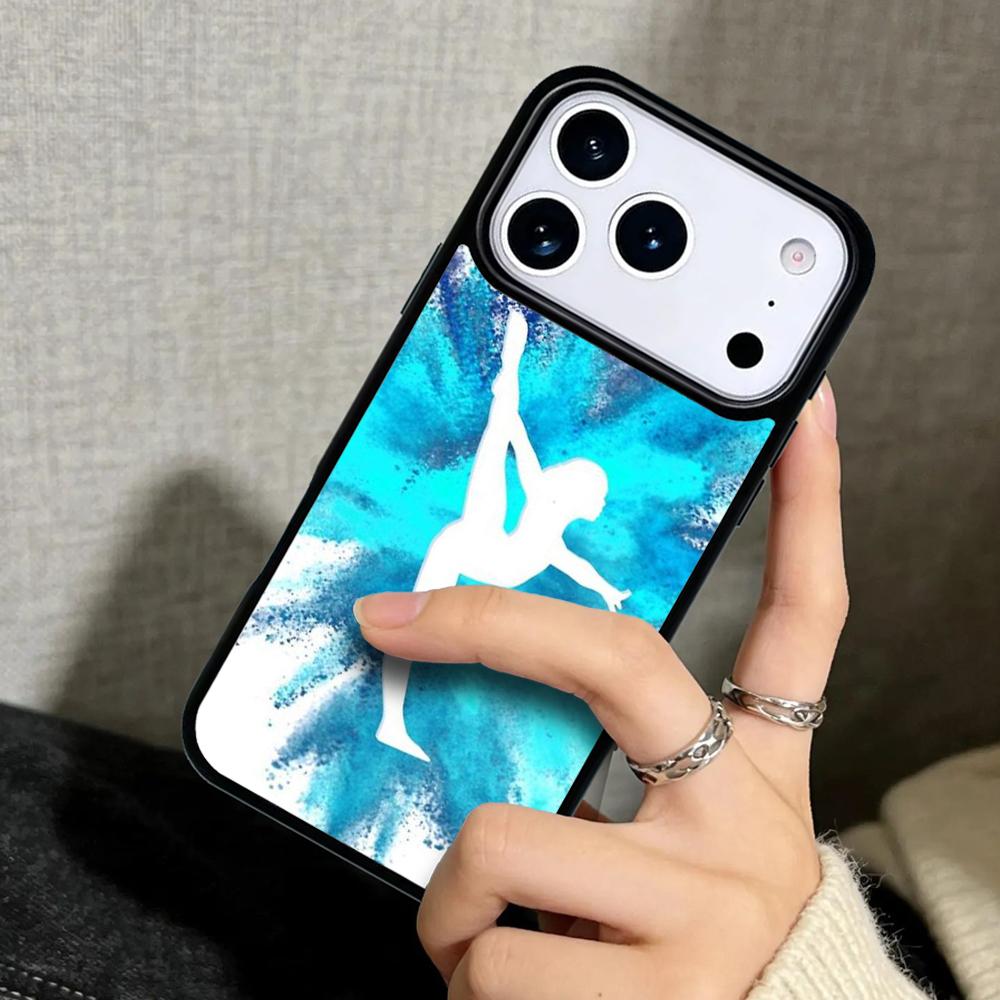 Capa Case for iPhone 17 Air 16 Pro Max 15 Plus 11 13 Mini 14 12 Back Phone Cover Gymnastics balance beam original