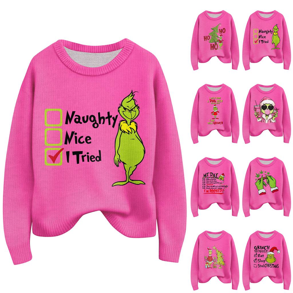 Women's Fashion Casual Long Sleeve Neck Sweater Pullover Top