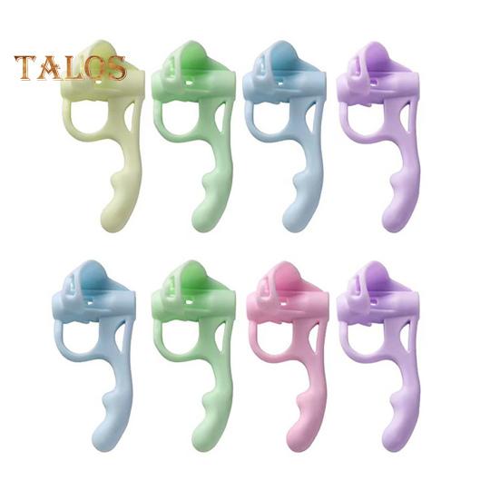 Suport pentru creion pentru copii, 4 buc, design ergonomic, creioane corectoare pentru pix, antrenament de scriere, mânere din silicon pentru degete, ajutor pentru prindere stilou