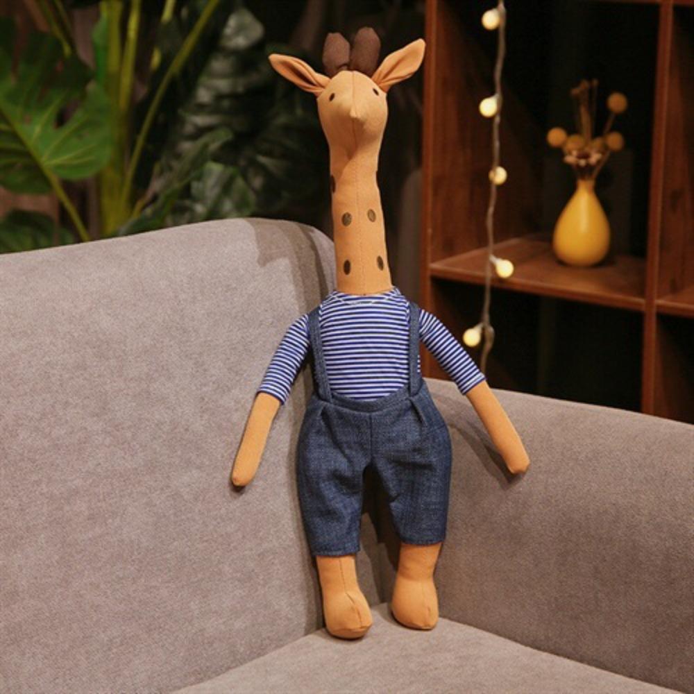 Interactive Stuffed Animal Giraffe Doll Handmade Children Stuffed Alpaca Doll  Birthday Parties