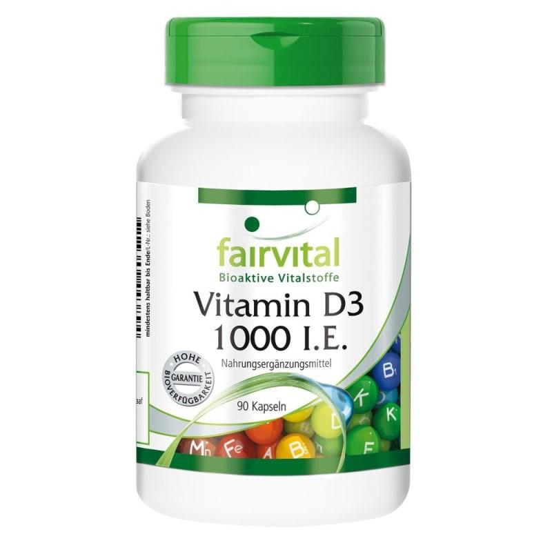 

Fairvital Vitamin D3 1000 IU 90 Capsules