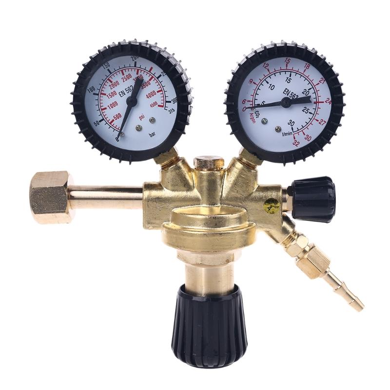Heavy-duty Flow Meter Gas Regulator Argon CO2 Gauges Pressure Reducer Mig Flow Meter Control Valve Welding Regulator
