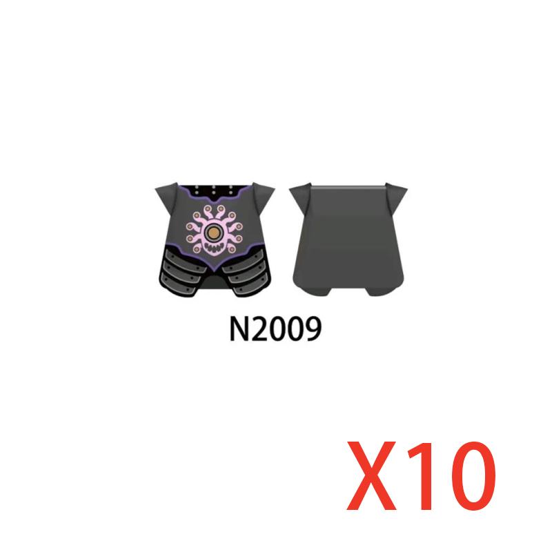 MOC Medieval Building Blocks Soldier Figures Weapons Accessories Armor Shield Flag Transport Ox Horse Mini Brick Toy Gift X010