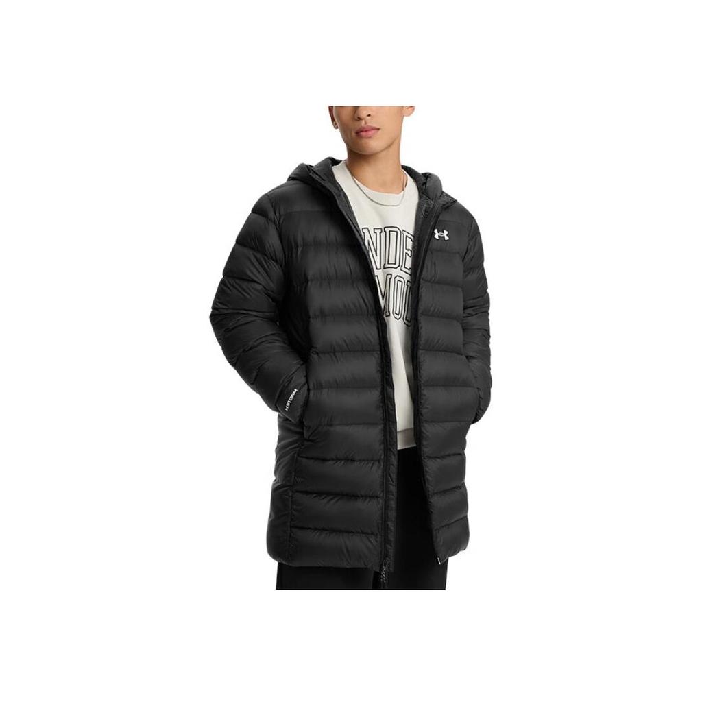 Under Armour Legend Training Long Warm Water-Resistant Down Jacket Men Jacket Black 1385839-001