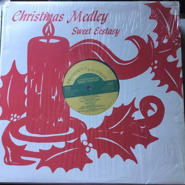 

12inch Record SWEET ECSTASY Christmas Medley AJ001 President Recor Canada Reggae Ska Dub Used