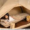 DOD Relax Mommy Sleeping Bag Camping, 5 C Comfort, S1-187-BR, Approx. W85 x D215cm