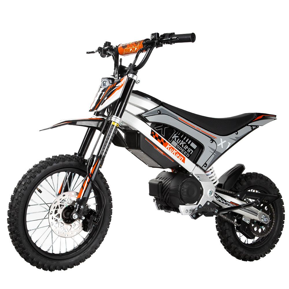 KuKirin X1 Elektrische Offroad-Motorräder 1000W Motor Vollgefedert Erwachsenen Elektrofahrrad 48V 20,8AH 14" Reifen Sind Geeignet Für Jugendliche/Erwachsene