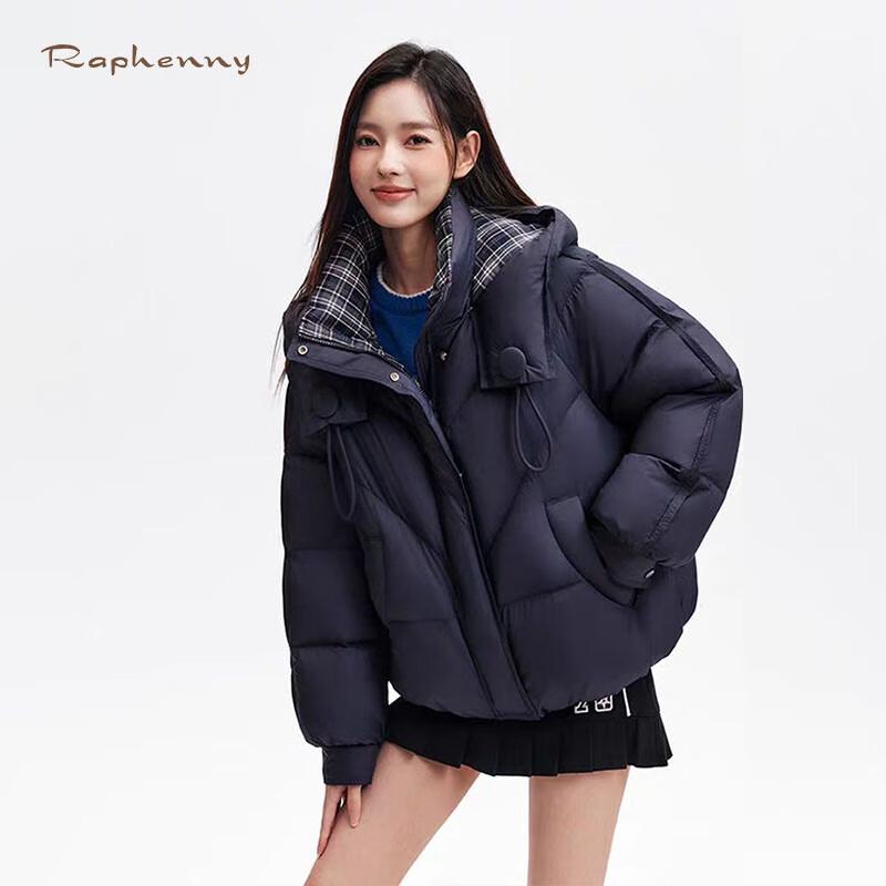 

Raphenny Women s Hooded Short Down Jacket L