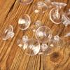 25PCS Rails Rubber Storage Suction Cup Sucker Pad Clear Plastic Hook