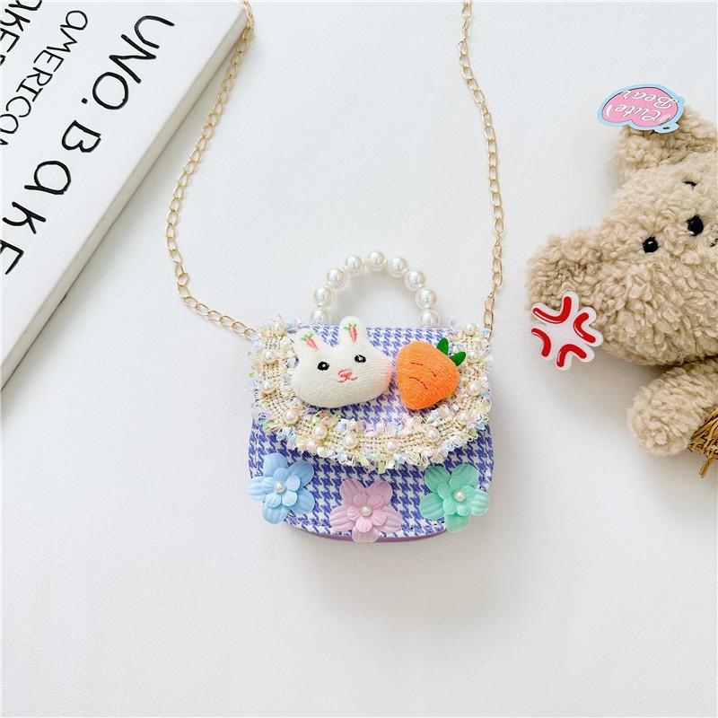 Trendy Kids Shoulder Bag Adorned With Chic Beads Ideal For Everyday Use