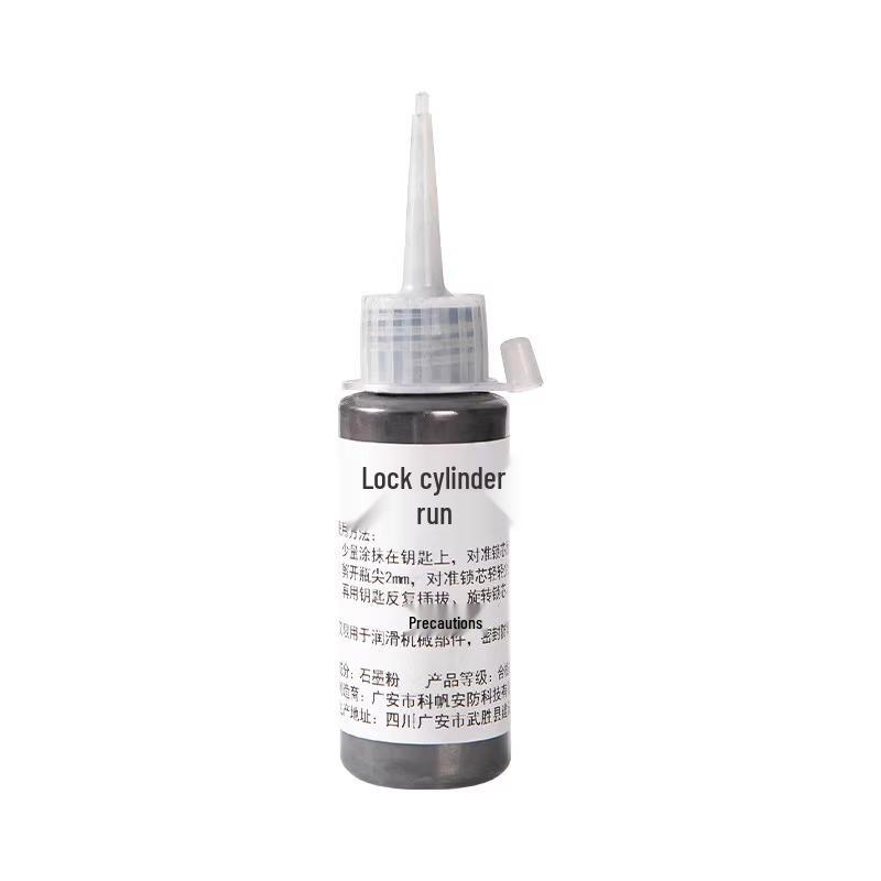 Grafitový práškový lubrikant pro zámky dveří a protizlodějské vložky