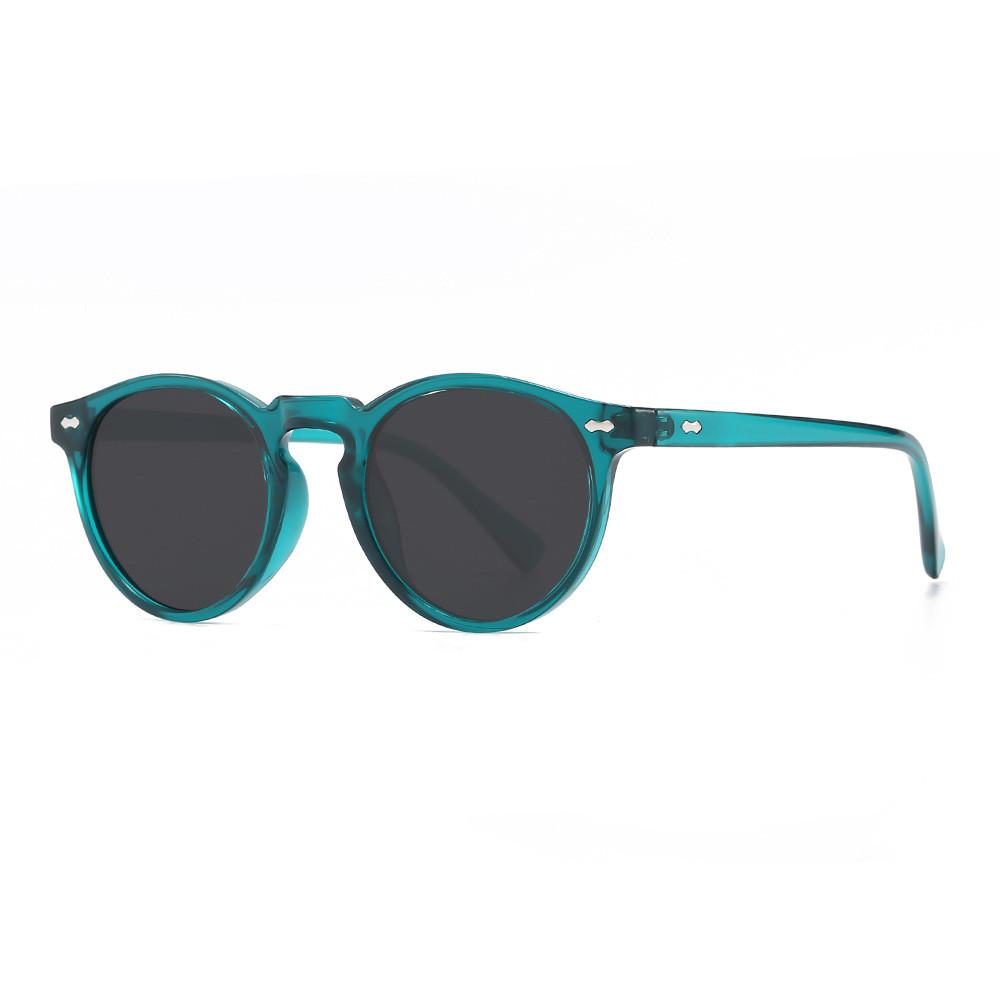 

Vintage Round Sunglasses With Uv400 Polarized Lenses For Men And Women GreenFrameGray