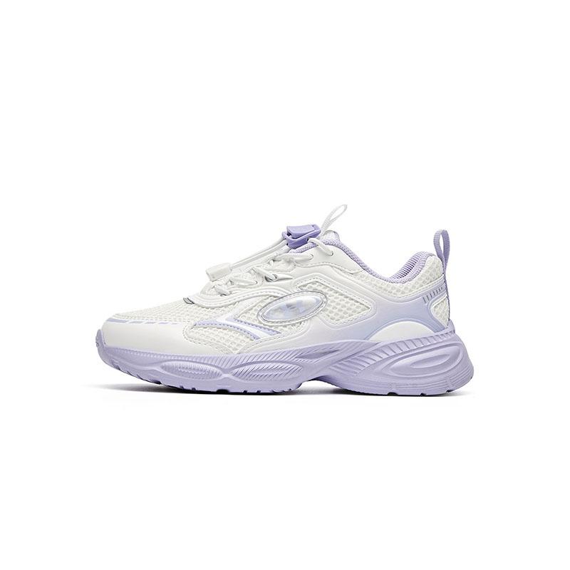 Under Armour HOVR Phantom 3 Classic Retro Non-Slip Shock Absorbing Breathable Kids Casual Shoes Kids Casual Shoes White Purple 2516666BZ