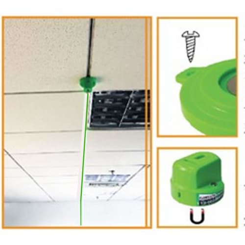 Danpon Green Laser Level, Floor Line, Single High-Brightness Green Line with Magnet, 360 Rotation, Interior Construction, Compact, VH-66G