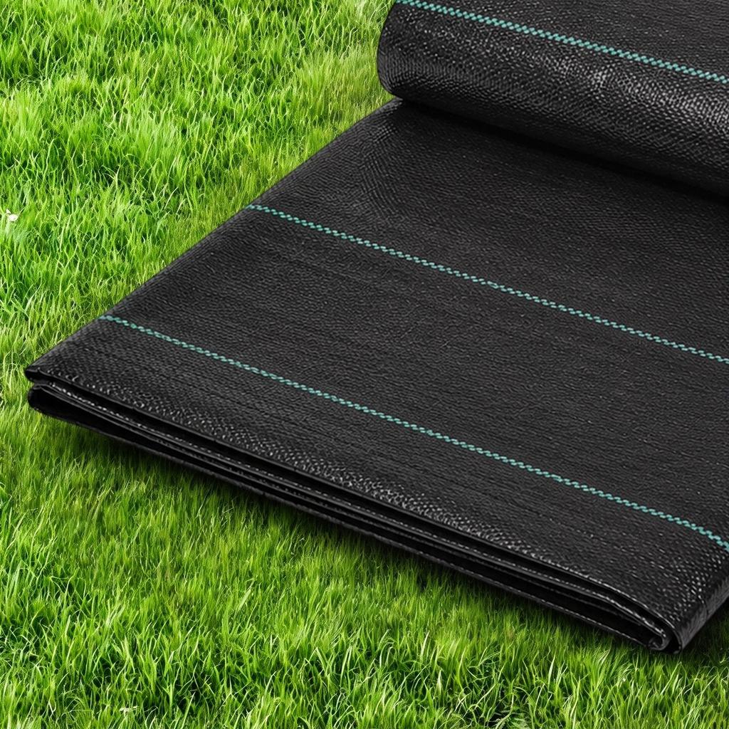4FTx300FT Premium Heavy Duty Weed Barrier Landscape Fabric, 3.2OZ Woven Geotextile Fabric Under Gravel, High Permeability for Weed Blocker Weed Mat,