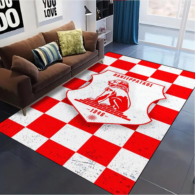 Panserraikos FC Carpet Rug for Living Room Bedroom Home Sofa Decoration,Kids Play Non-slip Floor Mat