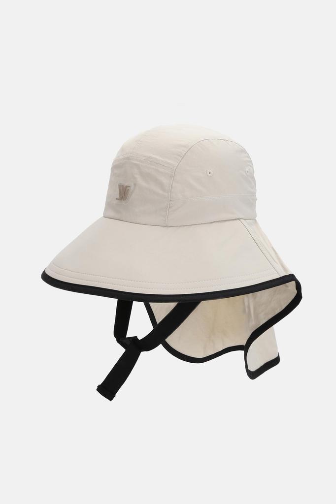 White Sands Moja Green Label Waterproof Wide Sun Shade Cap Beige