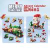 24 Jahre Weihnachtsbaustein Spielzeug Blindbox Set Weihnachten Adventskalender Steine DIY Lernspielzeug Set Geschenk für Kinder Erwachsene
