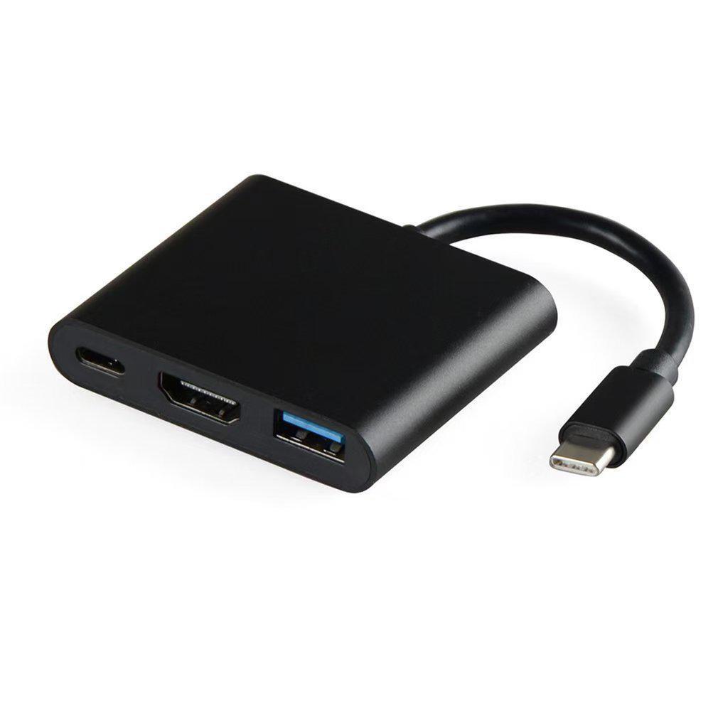 

Многопортовый HDMI-концентратор USB-C 3-в-1 для коммутатора, телефона и ПК