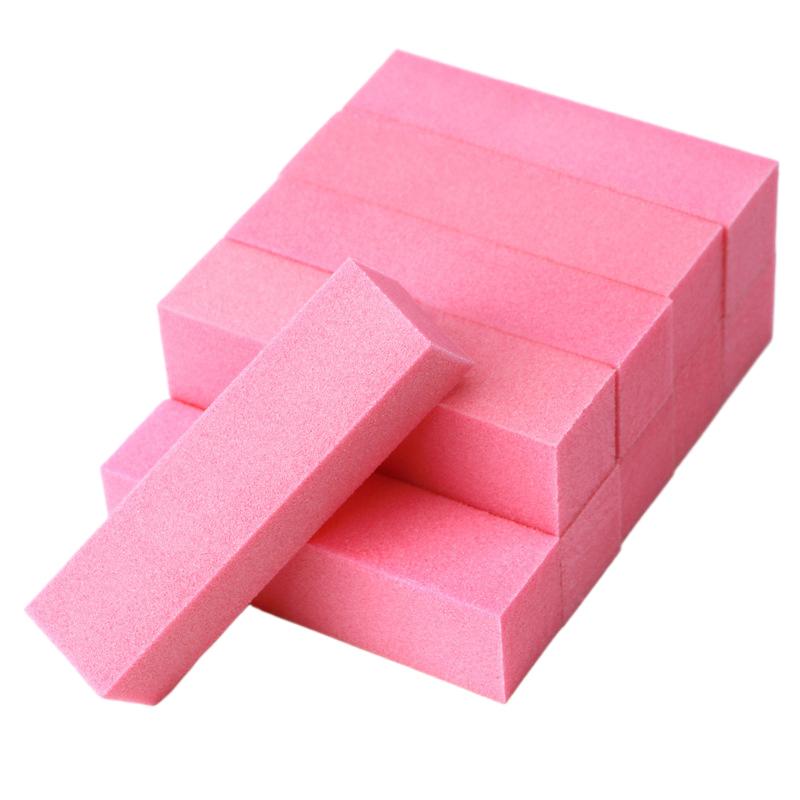 10 Stück Nagelfeilen Bufferblock Set Maniküre Pediküre Pflege Nagelkunst Polierschleifwerkzeuge Weißer Schwamm Puffer Nagelfeilen Werkzeuge