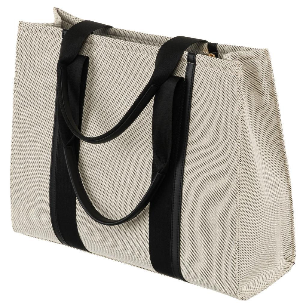PTN CAN-04-5792 Nat-Black Canvas Bag