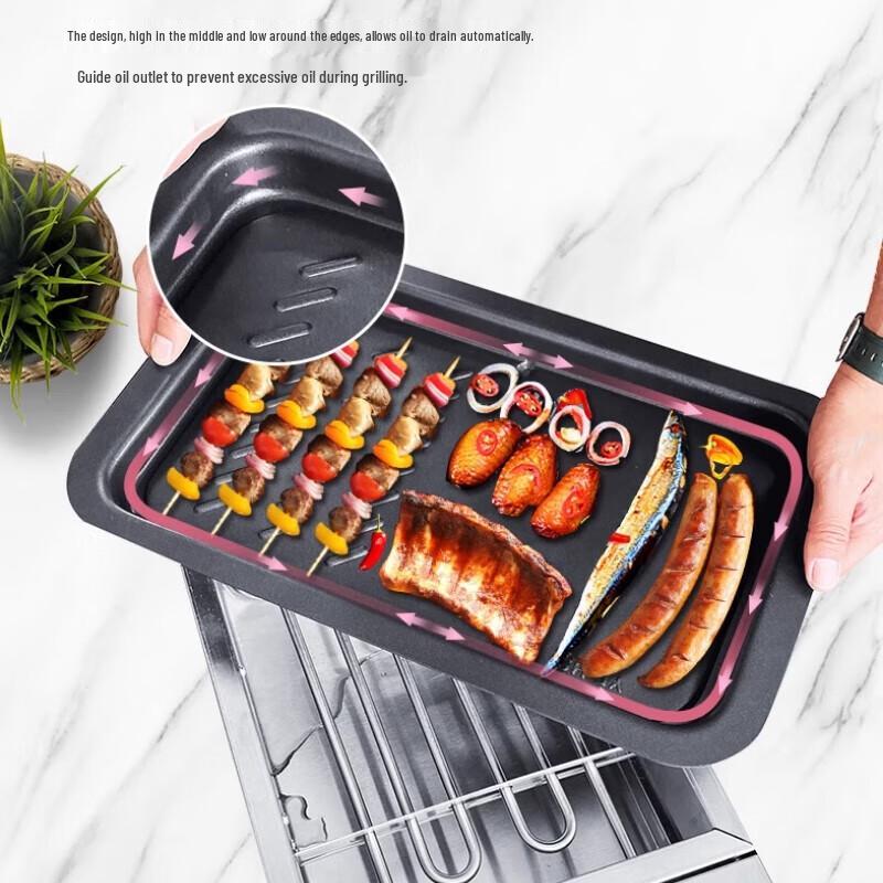 Beifu 2500W Indoor Electric Smokeless Grill