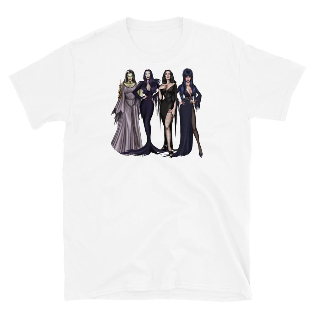Ghoul Gang Horror Goth Queens Halloween Bride Funny Retro TShirt S3XL Unisex T-Shirt