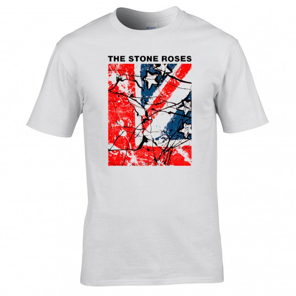 T-shirt Album di Debutto Stone Roses Anni '80 Indie Madchester Band Tee Unisex XS-2XL
