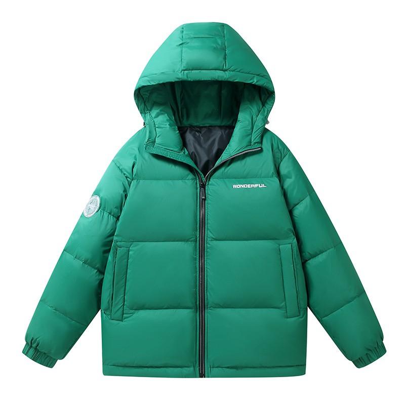 Mens Hooded Down Jacket Winter Short Puffer Coat 90% White Duck Warm Lightweight Daily Wear