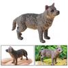 4Pcs Realistic Wolf Figures Jungle Animal Model Toy Decors Early Educational Toy