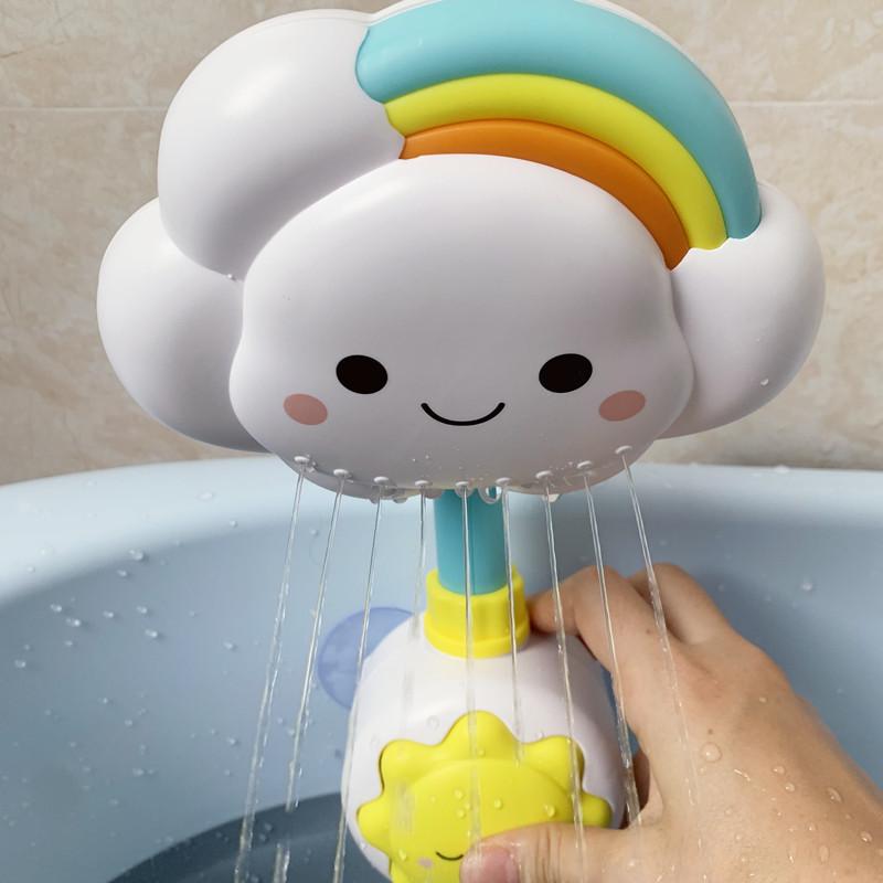 Baby Bath Toys Bathing Cute Swimming Water Spraying Clouds Flowers Shower Bath Toy For Kids Swimming Pool Water Playing Toy