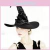 Spooky Witch Hat With Sewing Craft For Halloween Party Decorations And Costume
