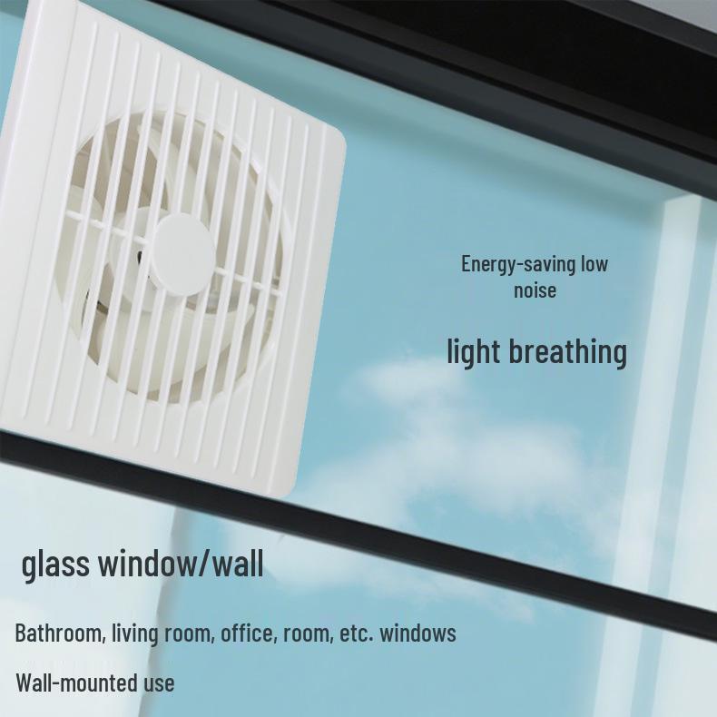 Silent Powerful Window Exhaust Fan for Kitchen & Bathroom Ventilation