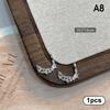 1Pcs Luxury Sparkle Zircon Crescent Shape Pendant Silver Alloy Nail Art  Jewel Decorations Manicure Ornaments