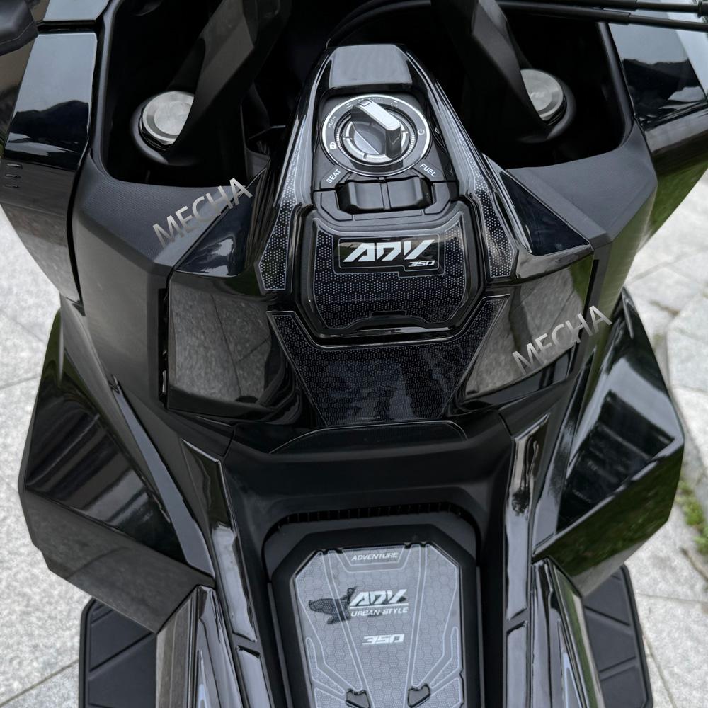 2023 Adv350 Stickers Motorcycle 3D Resin Epoxy Sticker Protection Kit Tank Pad Anti Scratch Decal For ADV 350 2022-2025