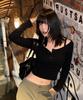 KITSCH&KISS Henley Neck Button Long Sleeve (26Ftp-Lsts07)