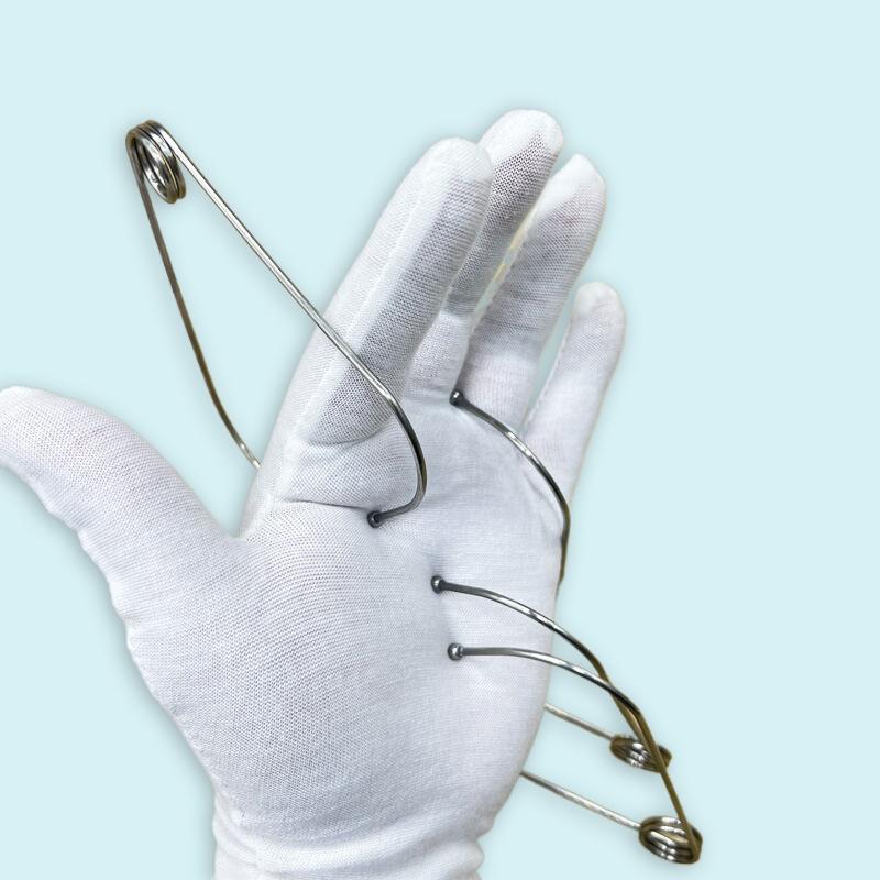 Acupoint Finger Joint Point Metal Massage Clip Portable Hand Meridian Massager Acupressure Clip Hand Acupuncture Points Chart