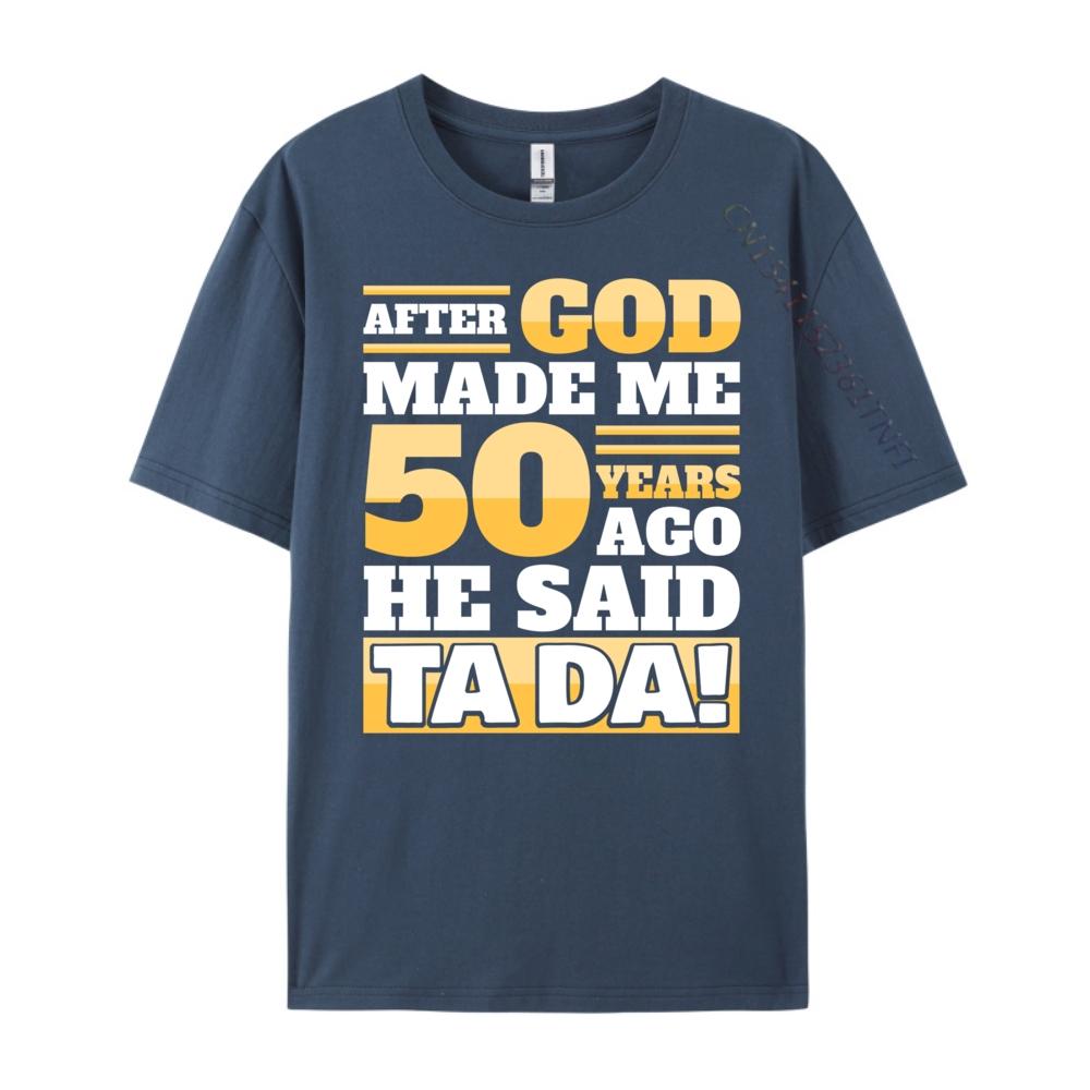 Funny 50th Birthday 50 Years Mens Shirts Graphic Tee Camiseta Masculina Chinese Style