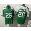 Mens Retro Embroidered American Football Jersey Philadelphia Eagles Vintage Style Sport Shirt Fan Wear