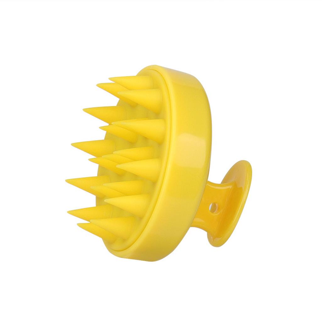 Free Sample Manual Hair Scalp Massager Shampoo Brush Wet Adn Dry Soft Silicone Hair Shower Cleansing Brush