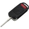 Jingyuqin 1/2/3/4 Buttons Car Remote Folding Flid Key Shell Cover For Mercedes For Benz B200 A160 W124 W202 W210 HU39 HU64