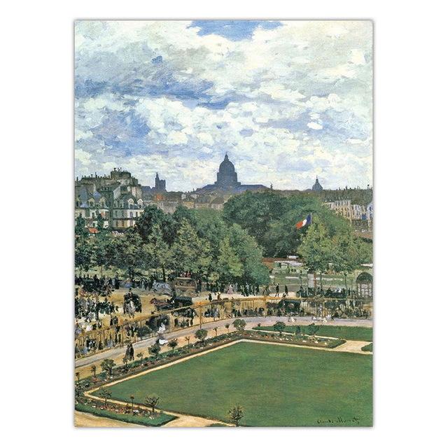 Francouzský Claude Monet Klasická olejomalba Domácí dekorace Obraz Umělecké plátno Obrazy na stěnu Plakát Obrazy na plátně Obrazy