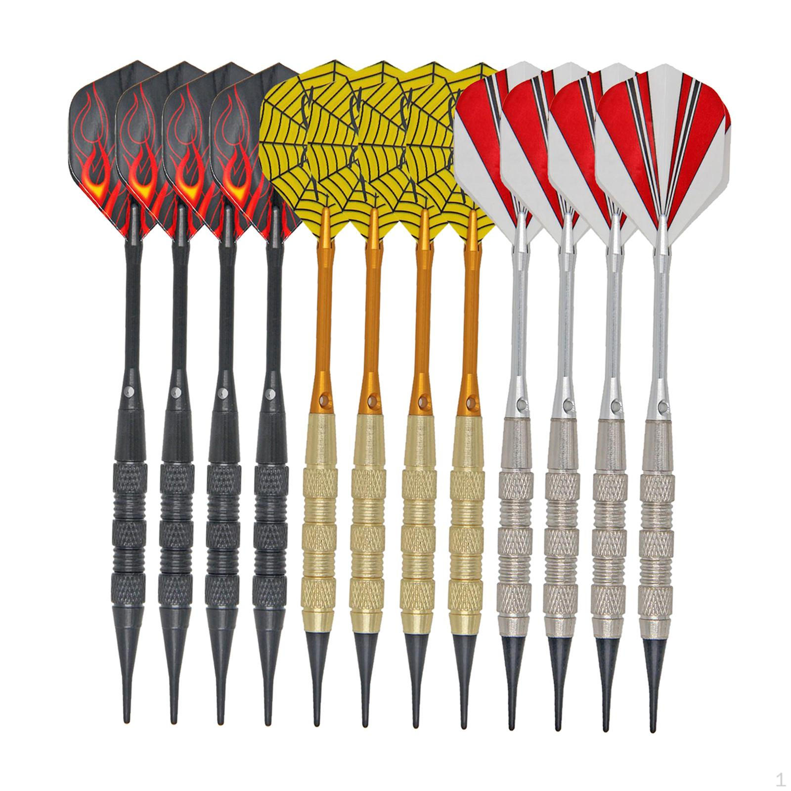 

Набор дротиков 12 шт. Мягкие детали Металлические стволы Type 7