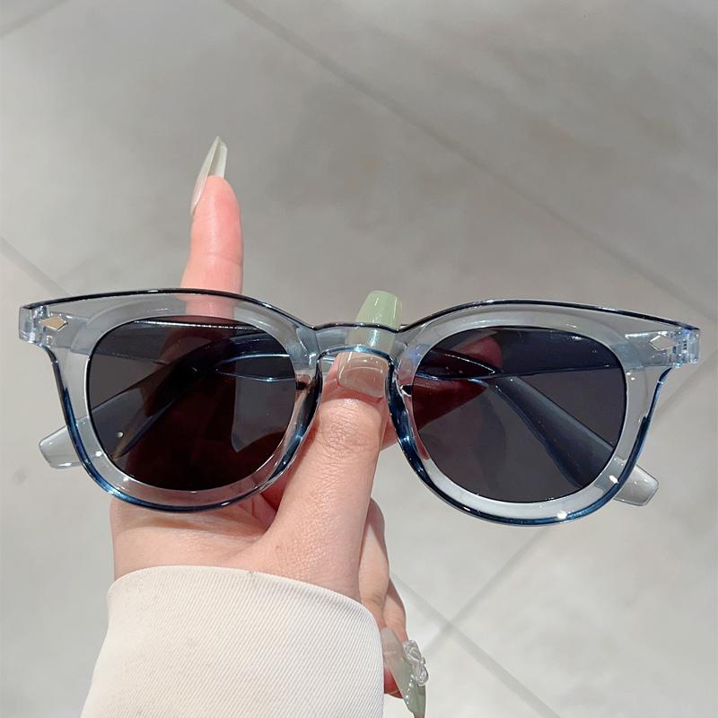 Round Sunglasses Fashion Vintage Korean Style Candy Color Casual Shades Women Chic Brand Design Outdoor Decor Sun Glasses